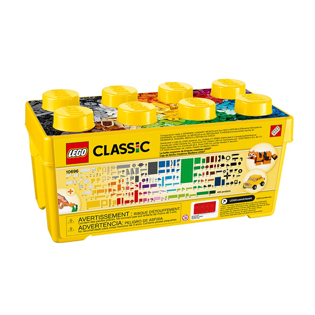 Thùng Gạch Trung Lego Classic Sáng Tạo 10696
