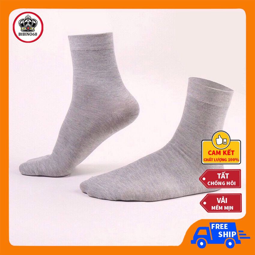 COMBO 3 đôi Tất nam nữ trơn 3 màu đen trắng xám cổ cao cổ thấp thoáng mát khử mùi, tất bóng đá, tất thể thao rẻ đẹp BBNO