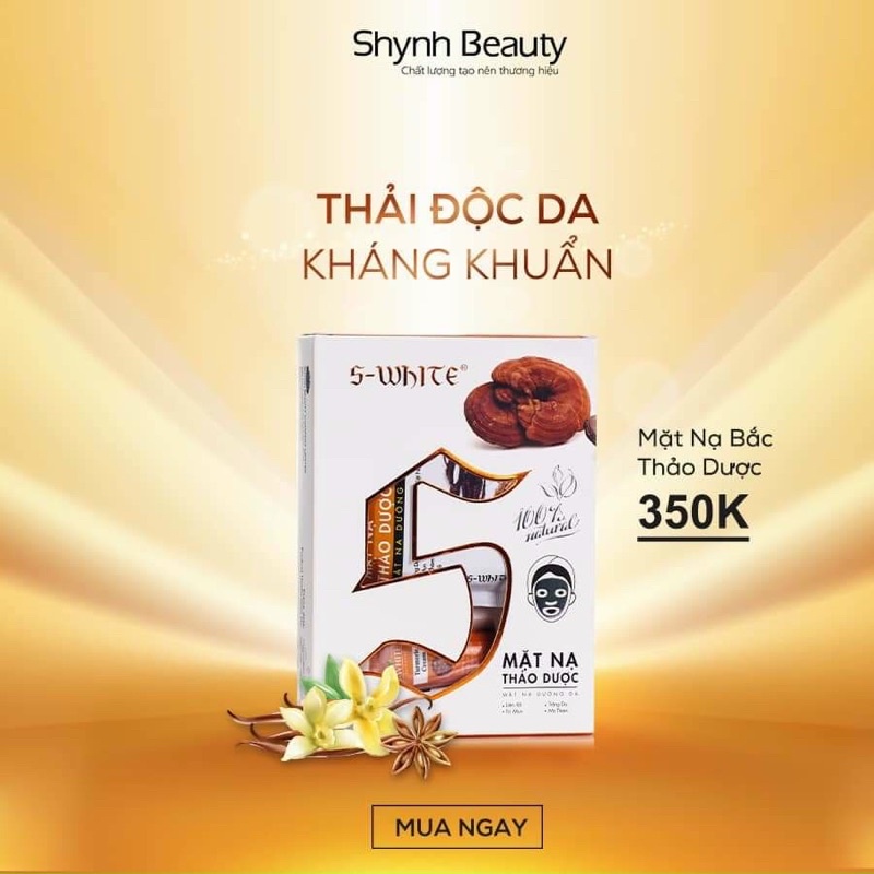 Nạ bắc trắng da thảo dược swhite chính hãng