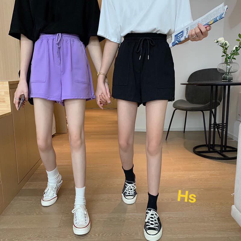 [Quần Đùi] Quần shorts đùi nữ khóa kéo hông 4 màu siêu hot