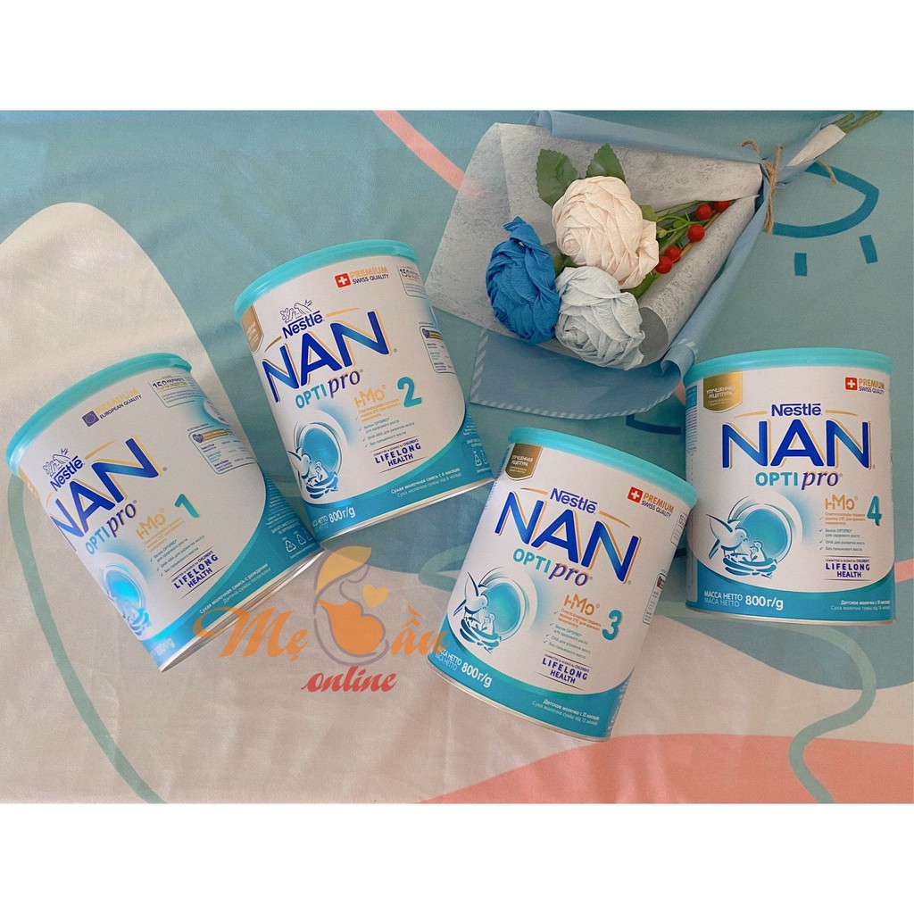 Sữa Nan Nga Optipro HMO đủ số 1,2,3,4 800g (Date 2023)