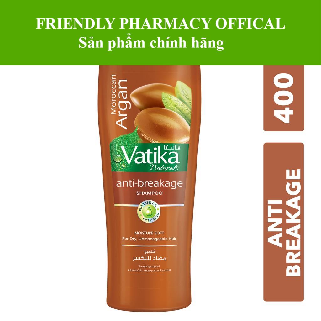 Dầu gội Vatika Argan Shampoo – Moisture Soft dưỡng tóc ẩm mềm mượt 400ml