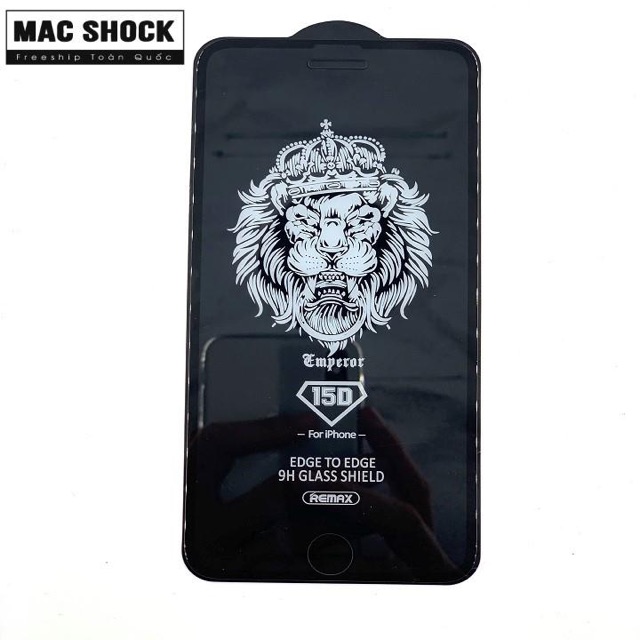 Kính Cường lực Full Màn Iphone 15D REMAX 7/7plus/x/xs max/11/11 promax/12/12 promax - Mac Shock