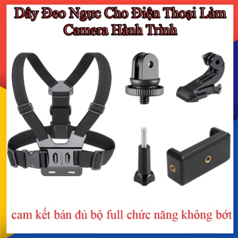 Dây Đeo Ngực Cho Điện Thoại Làm Camera Hành Trình Độc Đáo- Cam kết Chuẩn hình