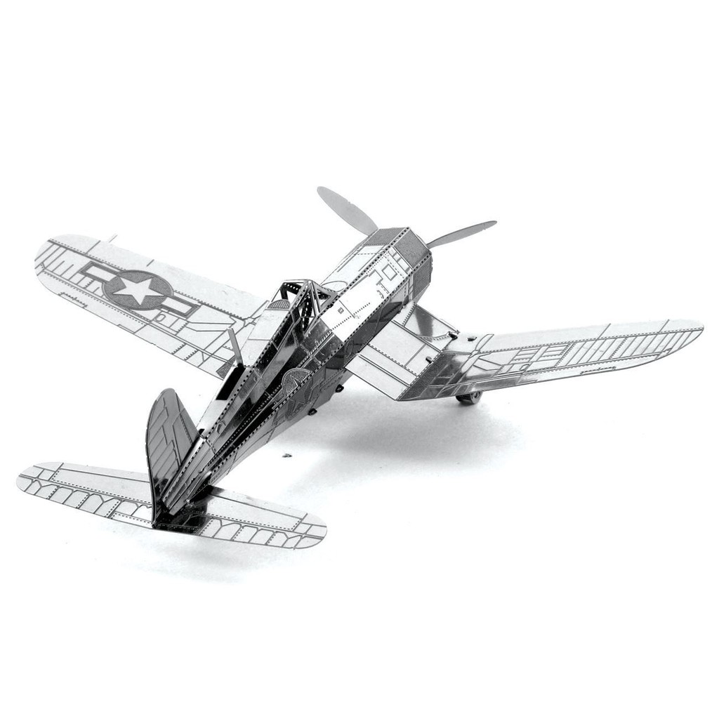 MÔ HÌNH 3D KIM LOẠI LẮP RÁP F4U CORSAIR- HÀNG NHẬP KHẨU