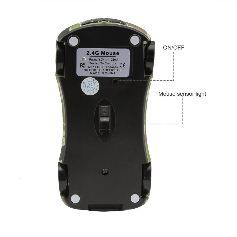 Chuột Quang Không Dây 2.4G Hình Xe Hơi 3D Có Đèn LED Cho Laptop PC Windows