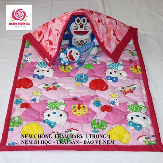 Nệm chống thấm cho bé cao cấp HOÀNG THIÊN HÀ, kích thước 80x1m2, êm ái, thoáng mát, thấm hút mồ hôi