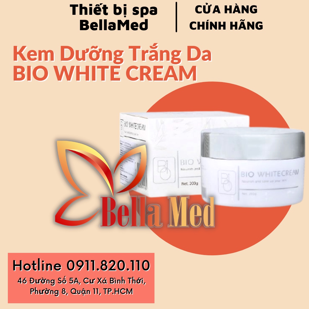 Kem dưỡng trắng da Bio white cream - giúp bật tone da an toàn 200g / Mediworld