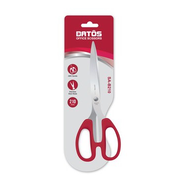 Set 12 chiếc kéo văn phòng Batos 160mm, 190mm, 210mm - Cắt đa năng giấy, bìa, vải...