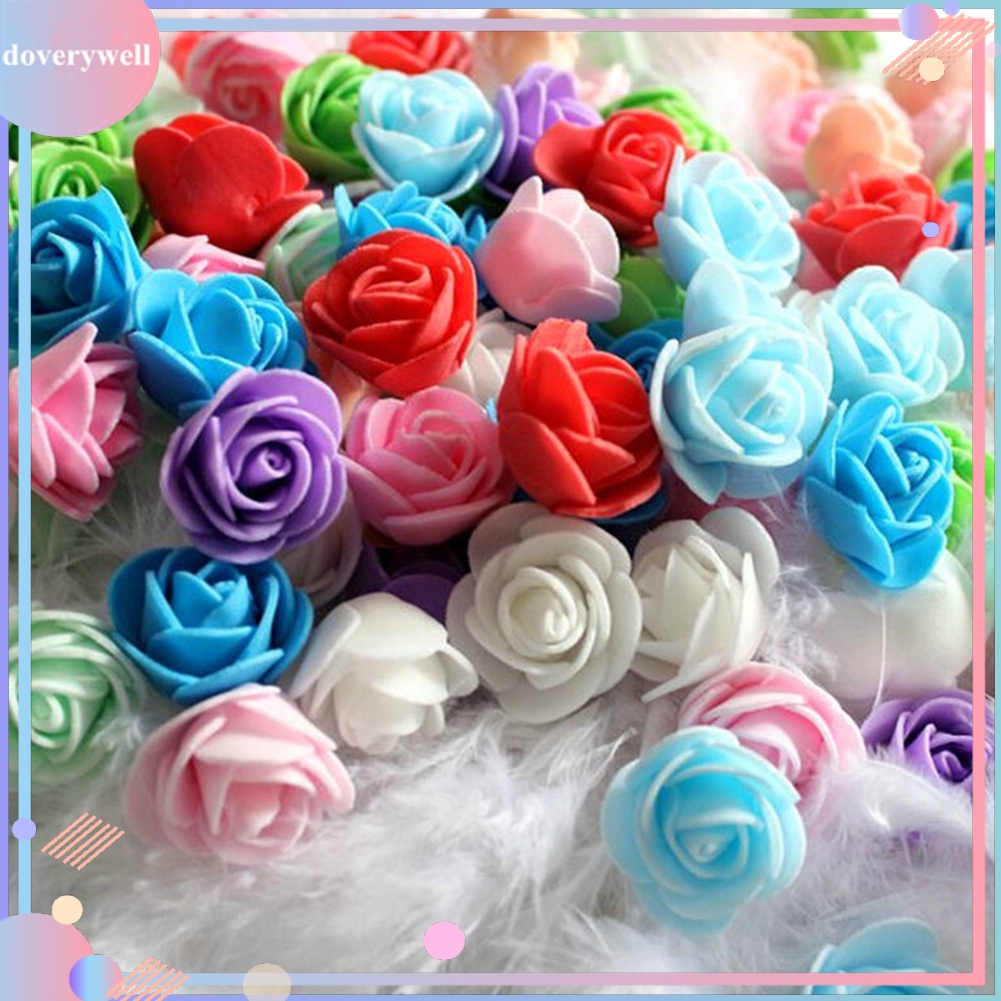 Set 500 bông hoa hồng xốp trang trí tiệc cưới DIY