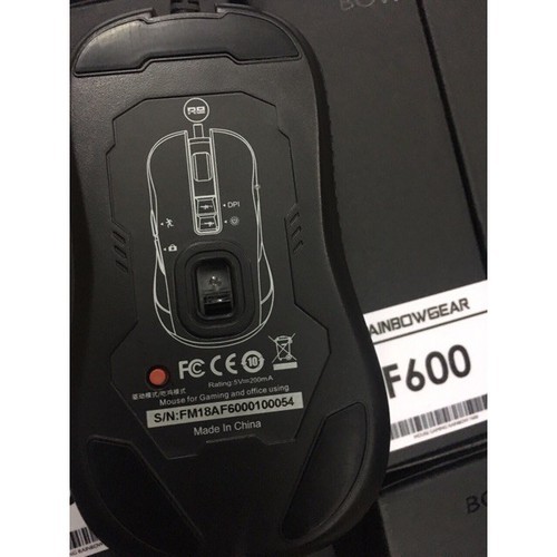 Mouse RAINBOW-GEAR F600 USB Led RGB Gaming Cao cấp