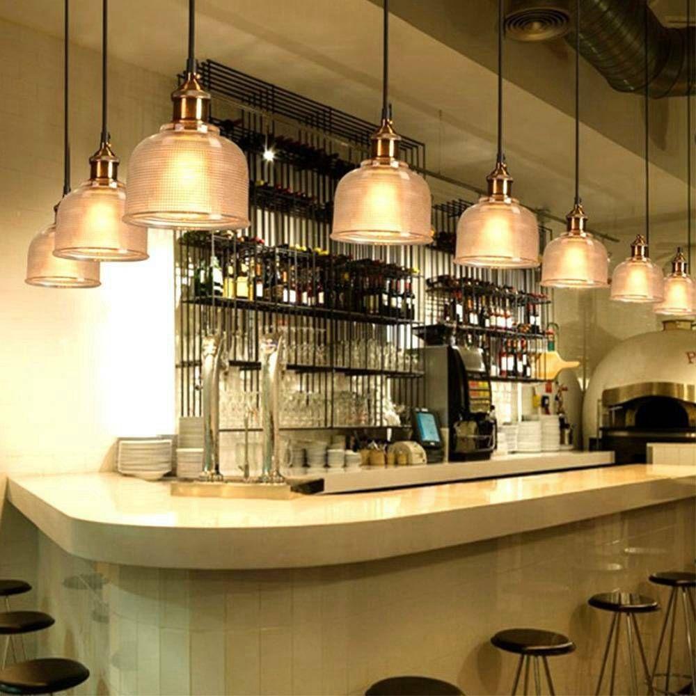 GOGOUP Đèn Treo Trần Nhà Bằng Kính Phong Cách Vintage Độc Đáo