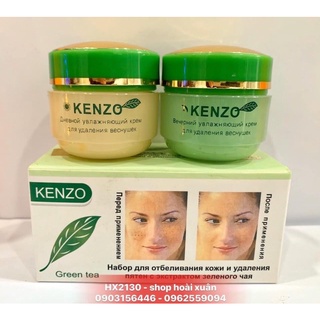 Kem dưỡng da nám và tàn nhang Kenzo green tea Nga tinh chất trà xanh ngọc trai - HX2130