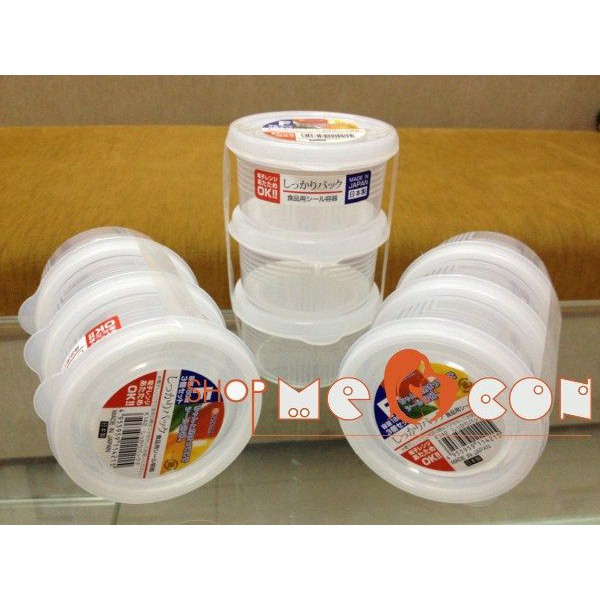 Bộ 3 hộp nhựa tròn 180ml hàng Nhật | BigBuy360 - bigbuy360.vn