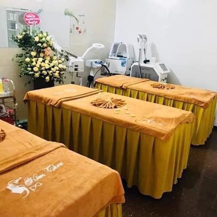 Khăn trải giường spa, thẩm mỹ viện CHUẨN LOẠI 1, mềm mịn KT 90*1m9, dày nặng 700g/c | BigBuy360 - bigbuy360.vn