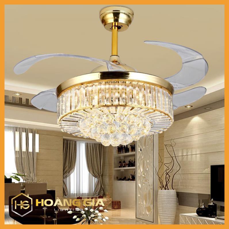Quạt Trần Đèn - Quạt Trần Phòng Khách QPF106 - Cánh Cụp Cánh Xòe Có 3 Chế Độ Ánh Sáng Sang Trọng - Điều Khiển Từ Xa | BigBuy360 - bigbuy360.vn