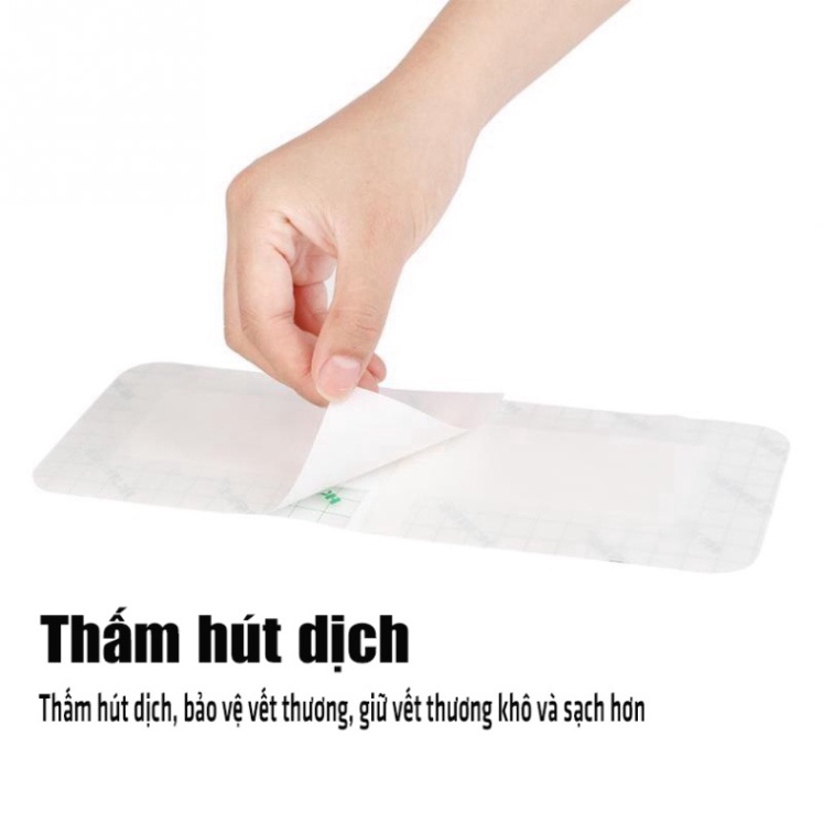 Huong Hoa Mart Gạc, Miếng Dán Vết Mổ Sau Sinh HETIS FILM PAD Bảo Vệ Vết Thương Khỏi Sự Xâm Nhập Của Vi Khuẩn