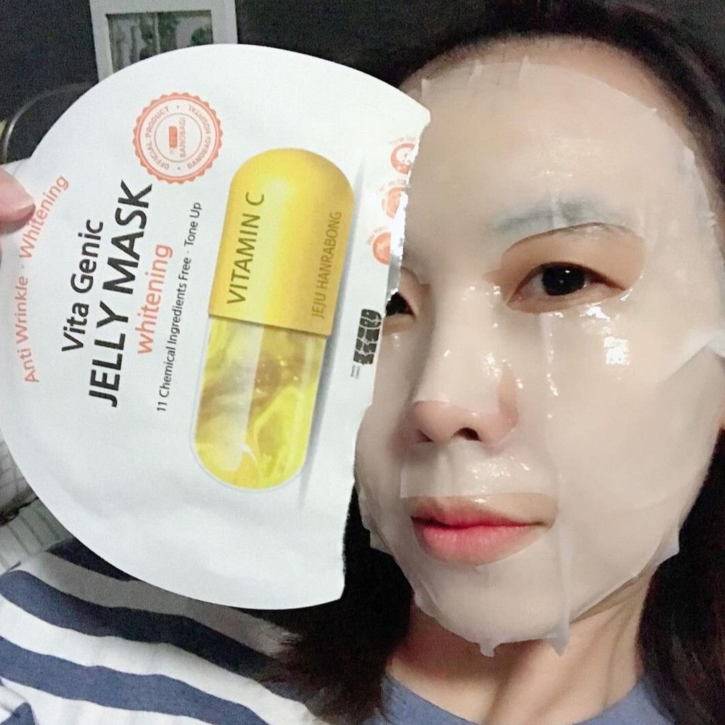 Mặt Nạ Vita Genic Jelly Mask BANOBAGI Vitamin A B C E Mẫu Mới