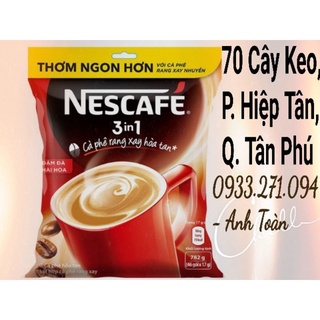 Cà phê rang xay hòa tan NesCafé 3in1 đậm đà hài hòa bịch 782g - Cafe rang xay Nescafe đậm đà hài hòa 782gr