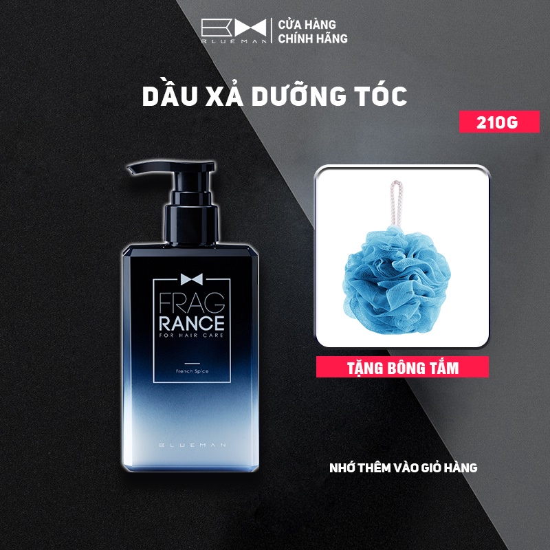 Dầu Xả Nam BLUEMAN Nuôi Dưỡng & Phục Hồi Tóc Chắc Khoẻ 210g ZL80