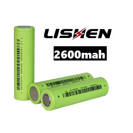 Cell pin 18650 Lishen dx  1500mah-5C  VA  LS 2000MAH XANH LÁ
