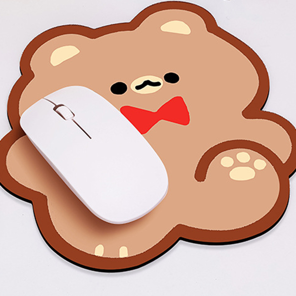 Tấm Lót Chuột Máy Tính Để Bàn Chống Trượt Hình Thỏ Đáng Yêu