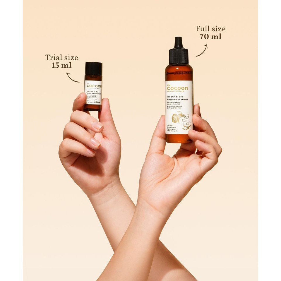 Tinh Chất Bí Đao Cocoon - Serum Hỗ Trợ Kiểm Soát Dầu Và Mờ Thâm Cocoon 70ml
