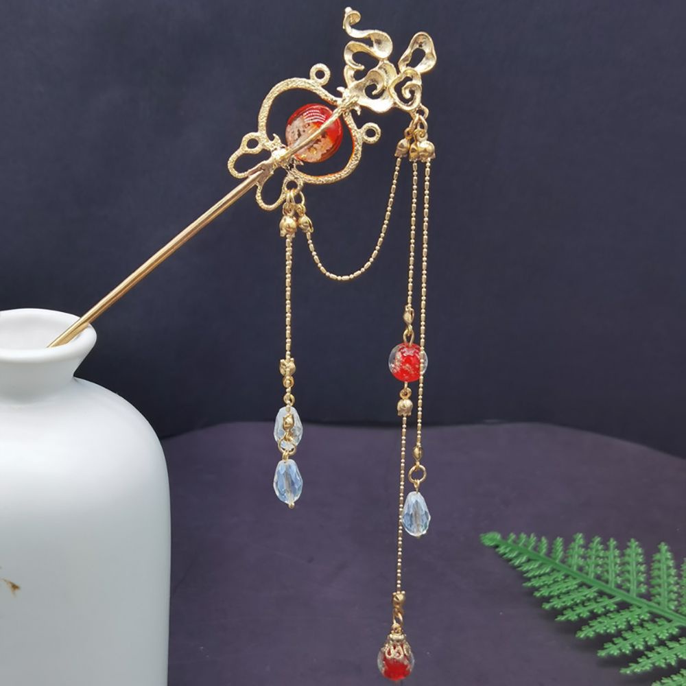 Trâm Cài Tóc Phối Tua Rua Phong Cách Trung Hoa Cổ Điển Cho Nữ