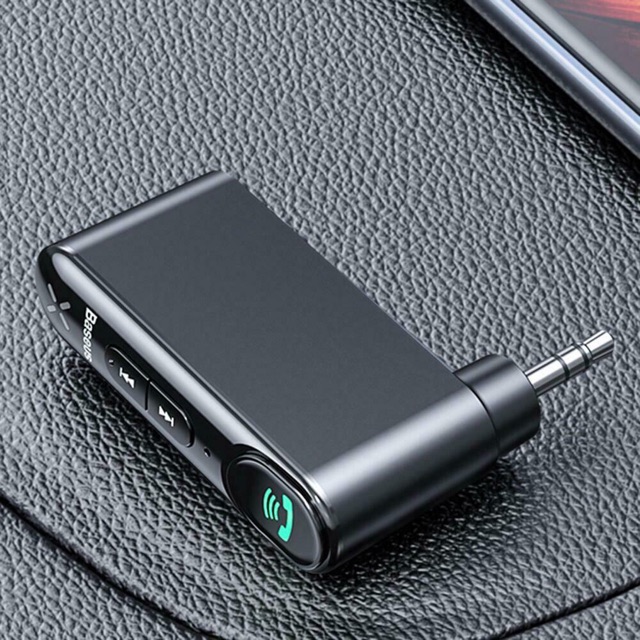 Bộ phát bluetooth Baseus BABA-02 có cổng AUX tiện cho oto hay loa có cổng AUX