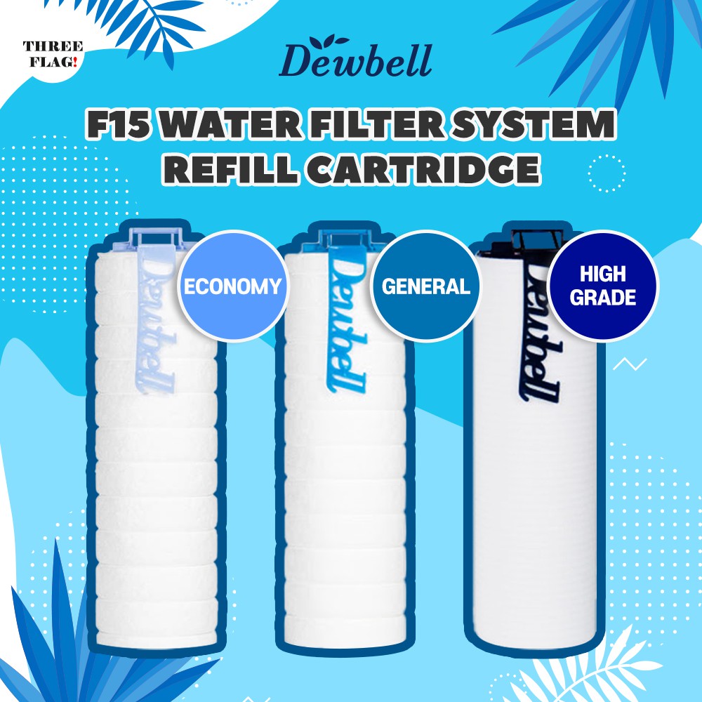 Set 3 Bộ Lọc Nước Dewbell F15 Chuyên Dụng