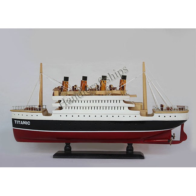 Mô hình thuyền gỗ Titanic 40cm (không điện)