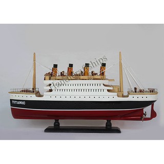 Mô hình thuyền gỗ Titanic 40cm (không điện)