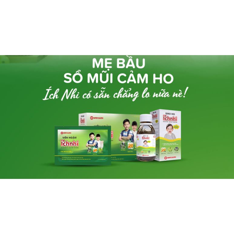 SIRO ho cảm ÍCH NHI sơ sinh _ SẢN PHẨM HIỆU QUẢ CHO BÉ BỊ HO-CẢM CÚM-HẮT HƠI-SỔ MŨI