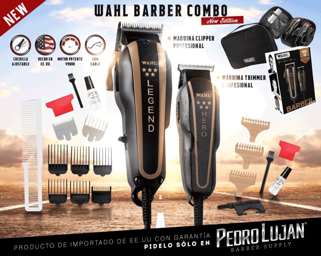 Combo barber tông đơ Legend & Hero