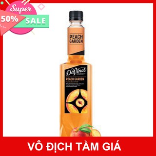 [GIÁ SỈ] Siro Đào Davinci Gourmet (Peach Garden syrup) - chai 750ml