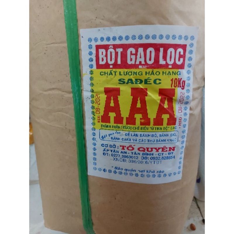 10kg bột gạo AAA (phân rời)