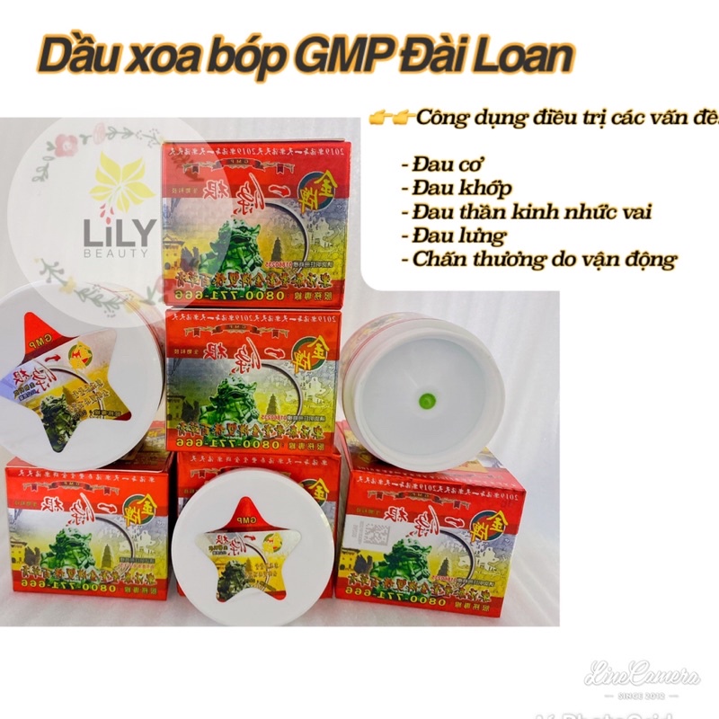 (Hàng Sẵn)Dầu xoa bóp Đài Loan GMP