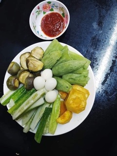 Mắm tép đỏ chua cay