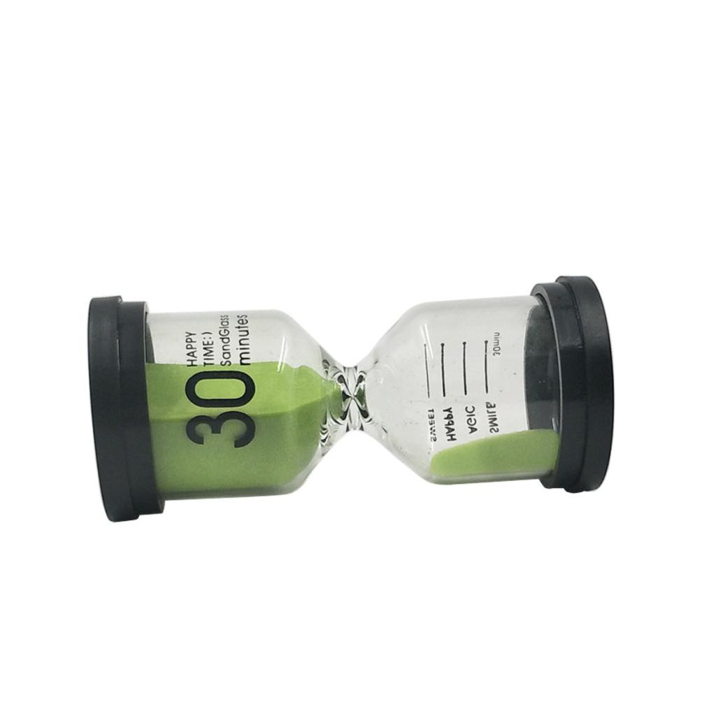 Đồng hồ cát 30 phút Đồng hồ cát Đồng hồ cát Hẹn giờ Kichen Tool Đen xanh