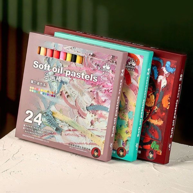 MÀU SÁP DẦU KUELOX/ SÁP DẦU HẠNG HỌA SỸ SOFT OIL PASTEL