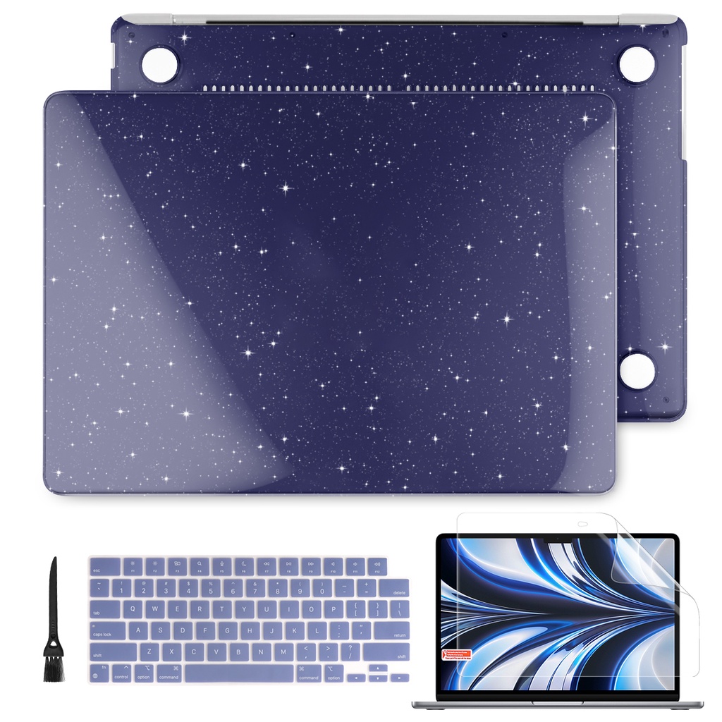 Ốp Máy Tính Bảng Cứng Kèm Bàn Phím Cho MacBook Pro Air M2 M1 A2681 A2338 A2337 A1932 Retina Touch Bar ID A1706 A1708 A2251 A2159 A1989 2022