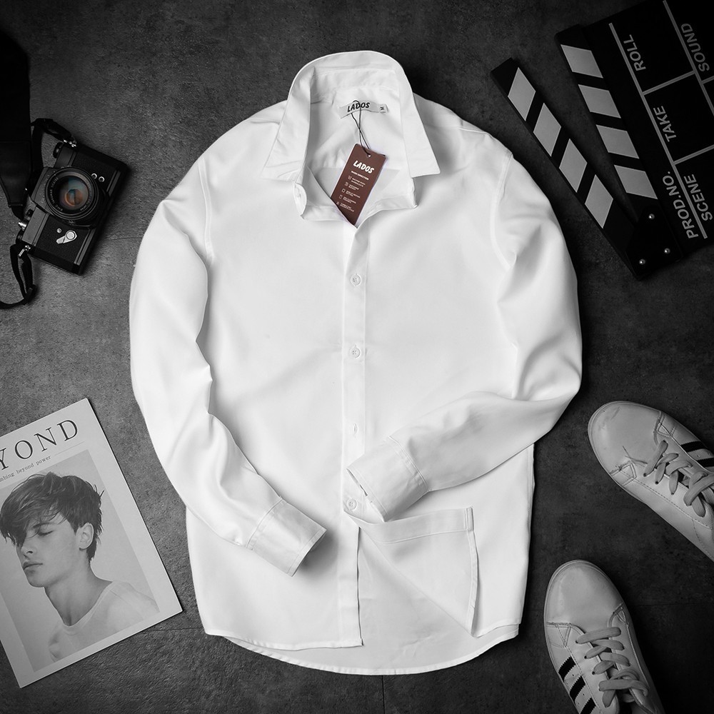 Áo sơ mi nam dài tay 4Lucky- 523, chất kate ít nhăn, form đẹp | BigBuy360 - bigbuy360.vn