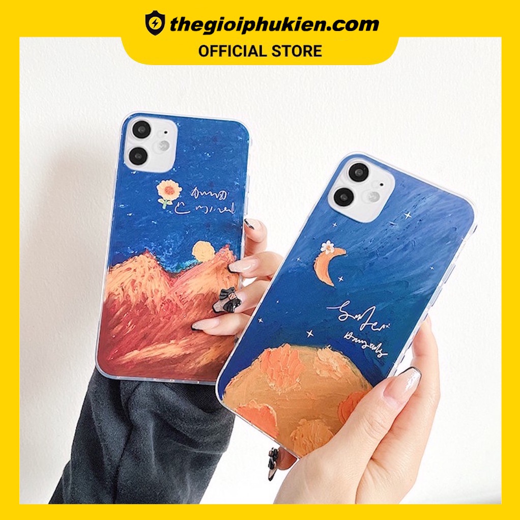 Ốp lưng iphone silicon dẻo viền trong Midnight dành cho ip 6 đến 14promax - t92