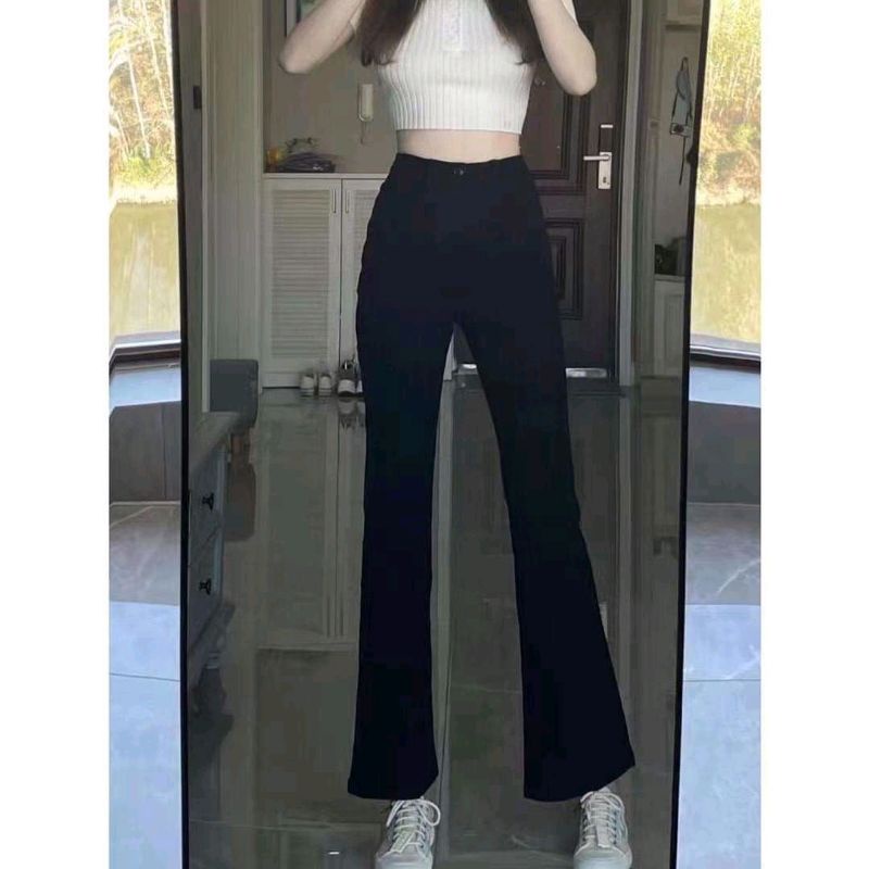 Quần Jeans ống loe siêu tôn dáng