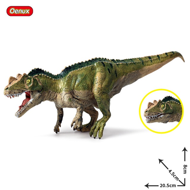 đồ chơi Mô hình khủng long Ceratosaurus siêu thực, gập được hàm, size trung gập được hàm