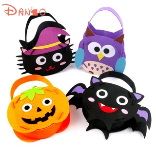 Túi đựng kẹo hình quả bí ngô Halloween cho bé