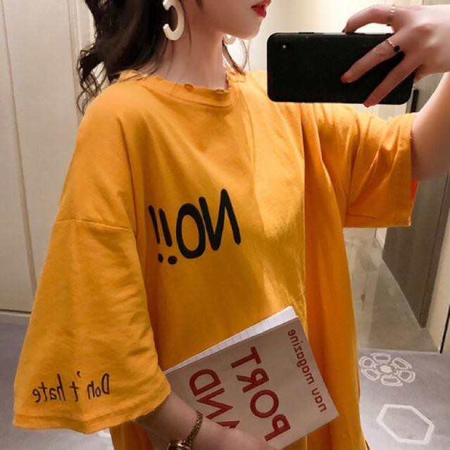 Áo thun tay lỡ form rộng cá tính