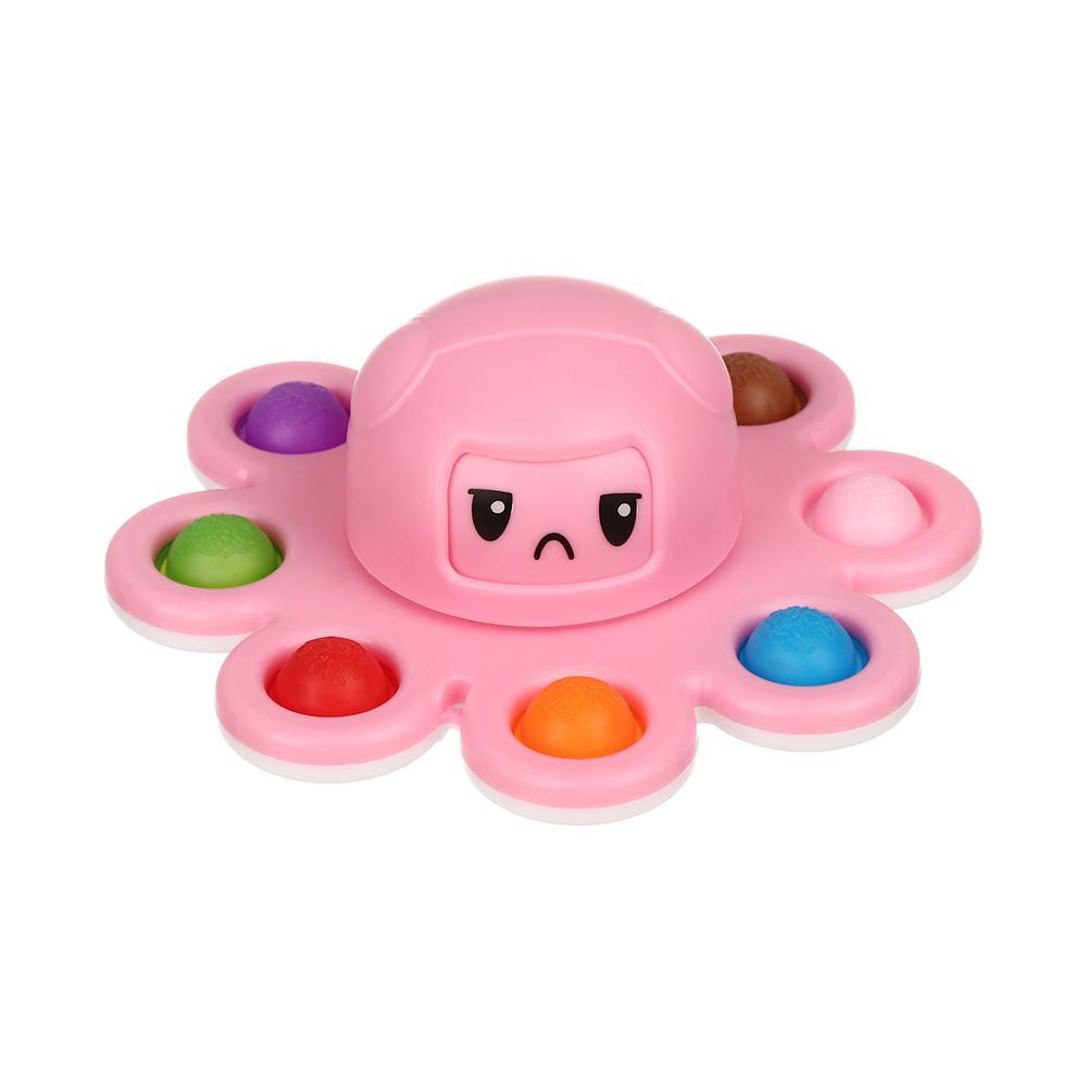 NIUYOU Niuyou Đồ Chơi Cảm Biến Bong Bóng Ngón Tay Silicone Đơn Giản Thay Đổi Khuôn Mặt Bạch Tuộc