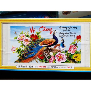 Tranh đính đá vợ chồng YN5046