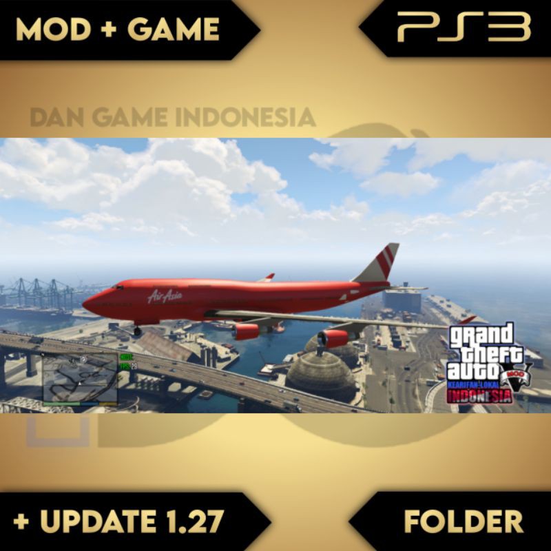 Máy Chơi Game Gta V + Mods Indonesia Ps3